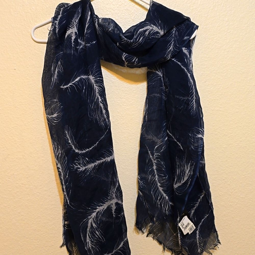 Tarnish silk/cotton scarf